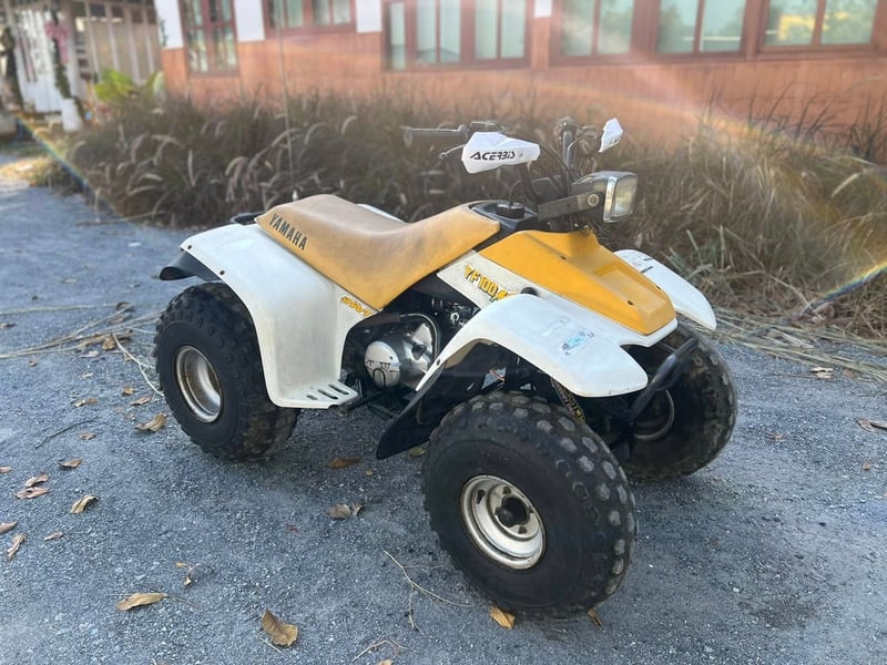 ขาย atv yamaha yf 100 สีสวยเดิมๆจากโรงงานเลยครับ เครื่อง 4 จังหวะ ขาย atv yamaha yf 100 สีสวยเดิมๆจากโรงงานเลยครับ เครื่อง 4 จังหวะ