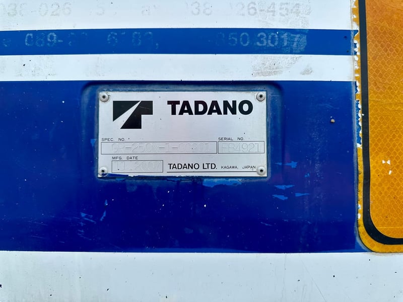 ขายรถเครนGR250N1ปี2007