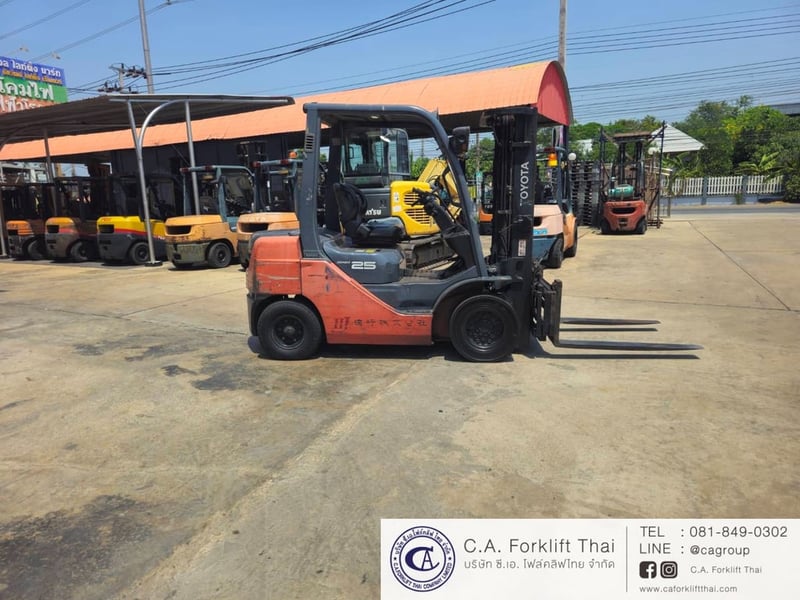 ขาย รถโฟล์คลิฟท์ TOYOTA รุ่น 8-FD25 ขาย รถโฟล์คลิฟท์ TOYOTA รุ่น 8-FD25