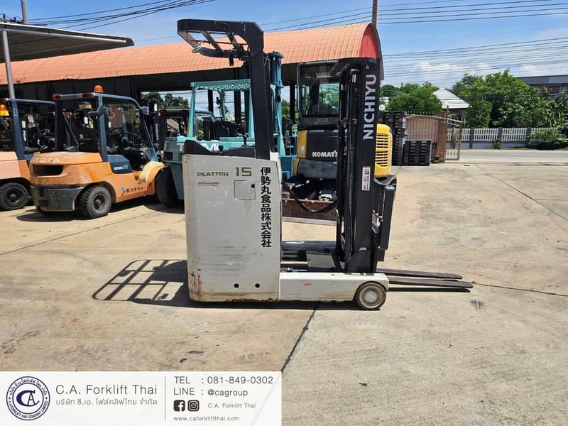 ขาย รถโฟล์คลิฟท์ไฟฟ้า NICHIYU รุ่น FBRM15-80 ขาย รถโฟล์คลิฟท์ไฟฟ้า NICHIYU รุ่น FBRM15-80