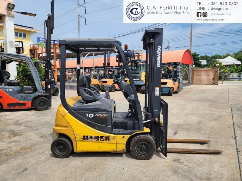 ขาย รถโฟล์คลิฟท์ไฟฟ้า KOMATSU รุ่น FB10-12