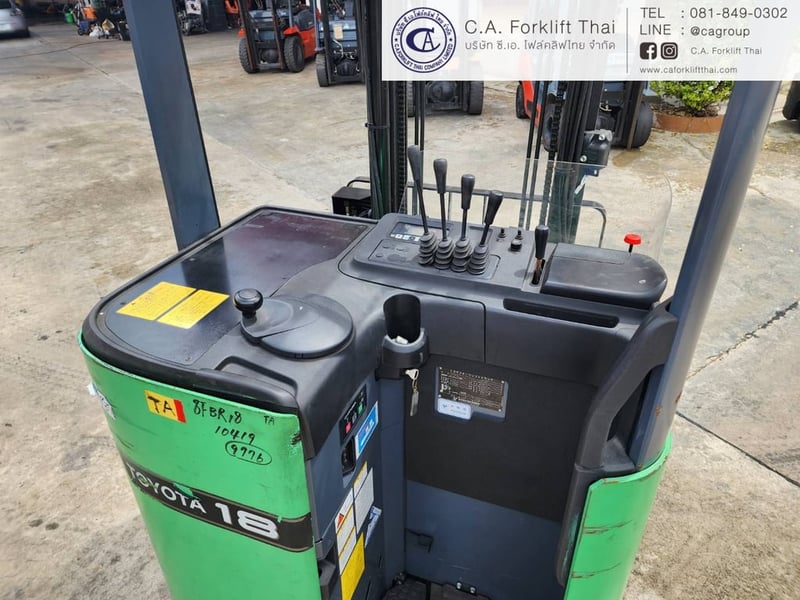 ขาย รถโฟล์คลิฟท์ไฟฟ้า TOYOTA รุ่น 8FBR18