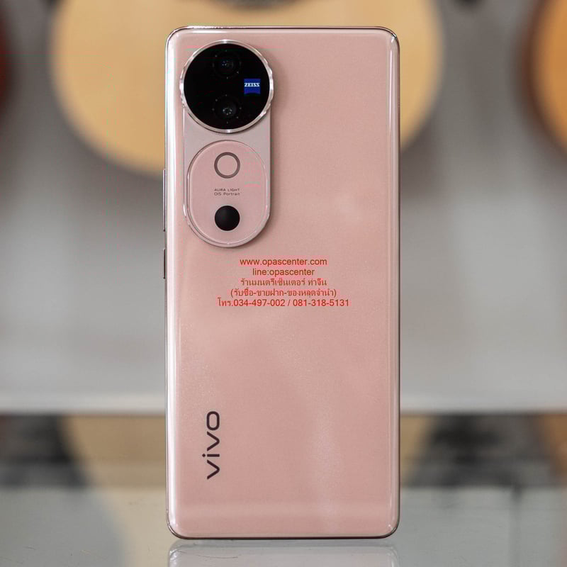 สมาร์ทโฟน vivo V40 (12+256GB) Sunglow peach (5G) มือสอง สภาพใหม่ ประกันศูนย์ 11-2568