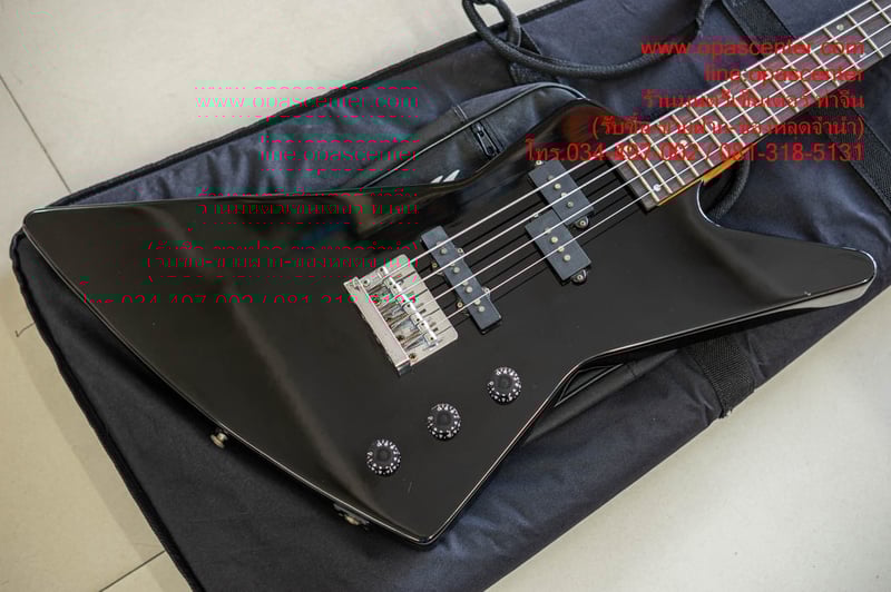 เบสไฟฟ้า 4 สาย ยี่ห้อ Dean Dean Z Metalman Vintage PJ Classic Black 4 String Electric Bass มือสอง สภาพดี มีกระเป๋า