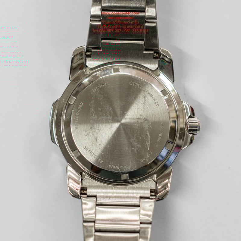 นาฬิกาข้อมือผู้ชาย CITIZEN AUTOMATIC รุ่น NJ0010-55E มือสอง ของแท้ สภาพใหม่