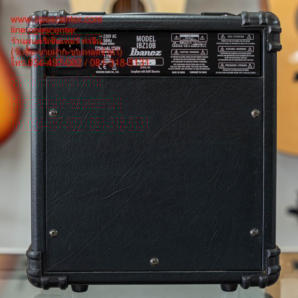 แอมป์เบส Bass Amplifier Ibanez IBZ10B มือสอง สภาพใหม่ แอมป์เบส Bass Amplifier Ibanez IBZ10B มือสอง สภาพใหม่