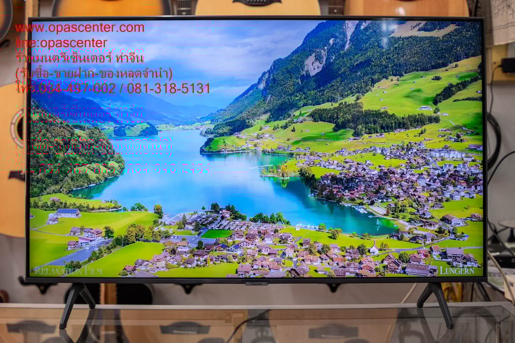 SAMSUNG UHD TV ขนาด 43 นิ้ว รุ่น UA43TU7000 KXXT UHD 4K มือสอง สภาพใหม่ มีรีโมท