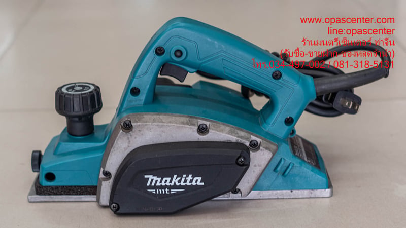 กบไสไม้ไฟฟ้า 3 นิ้ว 500 วัตต์ MAKITA รุ่น M1902 มือสอง ของแท้ สภาพใหม่