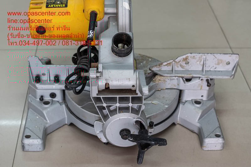 เครื่องเลื่อยองศา 10 นิ้ว 1650 w. STANLEY SM16-B1 ของแท้ มือสอง สภาพดี