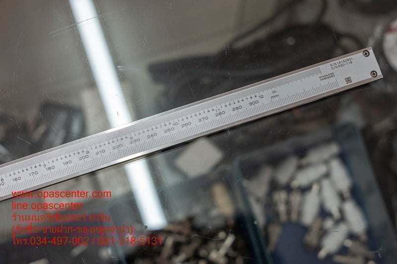 เวอร์เนียคาลิปเปอร์ MITUTOYO 530-119 ขนาด 12 นิ้ว ระยะวัด 0-300 มม. Japan ของแท้ สภาพดี เวอร์เนียคาลิปเปอร์ MITUTOYO 530-119 ขนาด 12 นิ้ว ระยะวัด 0-300 มม. Japan ของแท้ สภาพดี