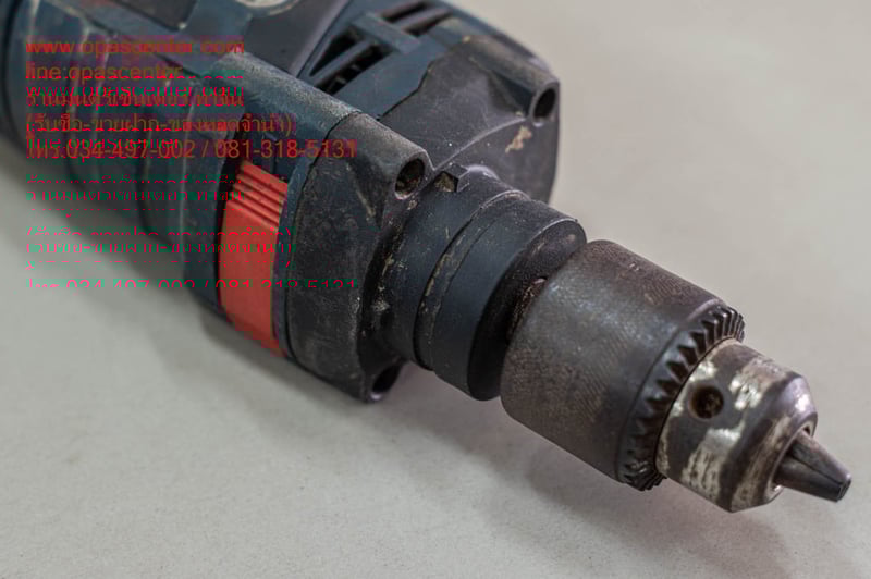 *มือสอง*สว่านไฟฟ้า BOSCH 16 mm. รุ่น GSB16RE มีจำปา มือสอง ของแท้ สภาพดี