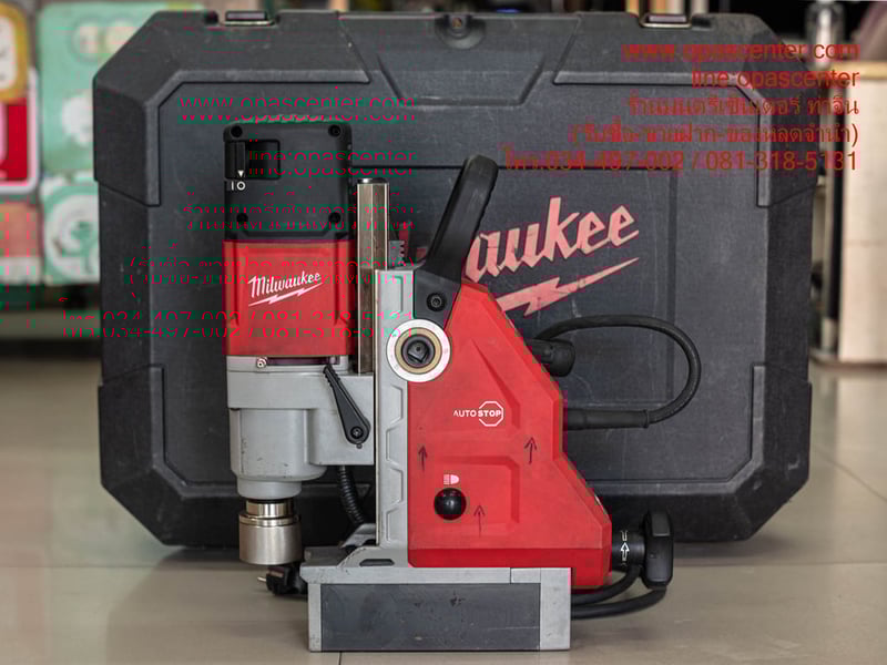 สว่านแท่นแม่เหล็ก 41 มม. Milwauke MDP 41 แบบแม่เหล็กถาวร มือสอง ของแท้ สภาพใหม่