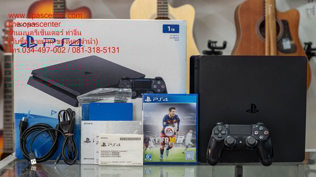 เกมส์ PS4 Play Station4 Slim 1TB 1จอย(ไม่สั่น) 1แผ่นเกมส์ สภาพดี พร้อมกล่อง เกมส์ PS4 Play Station4 Slim 1TB 1จอย(ไม่สั่น) 1แผ่นเกมส์ สภาพดี พร้อมกล่อง