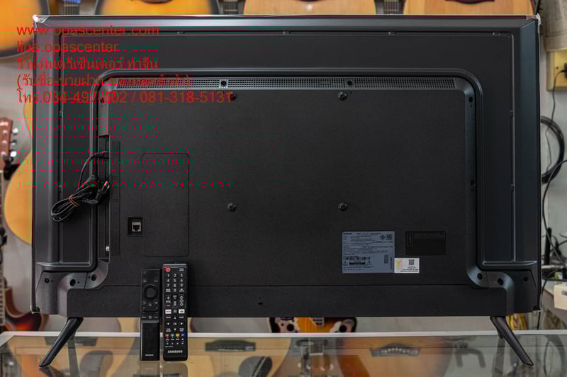 SAMSUNG UHD TV ขนาด 43 นิ้ว รุ่น UA43AU7002 KXXT UHD 4K มือสอง สภาพใหม่ รีโมท2อัน ผลิต 01-2024