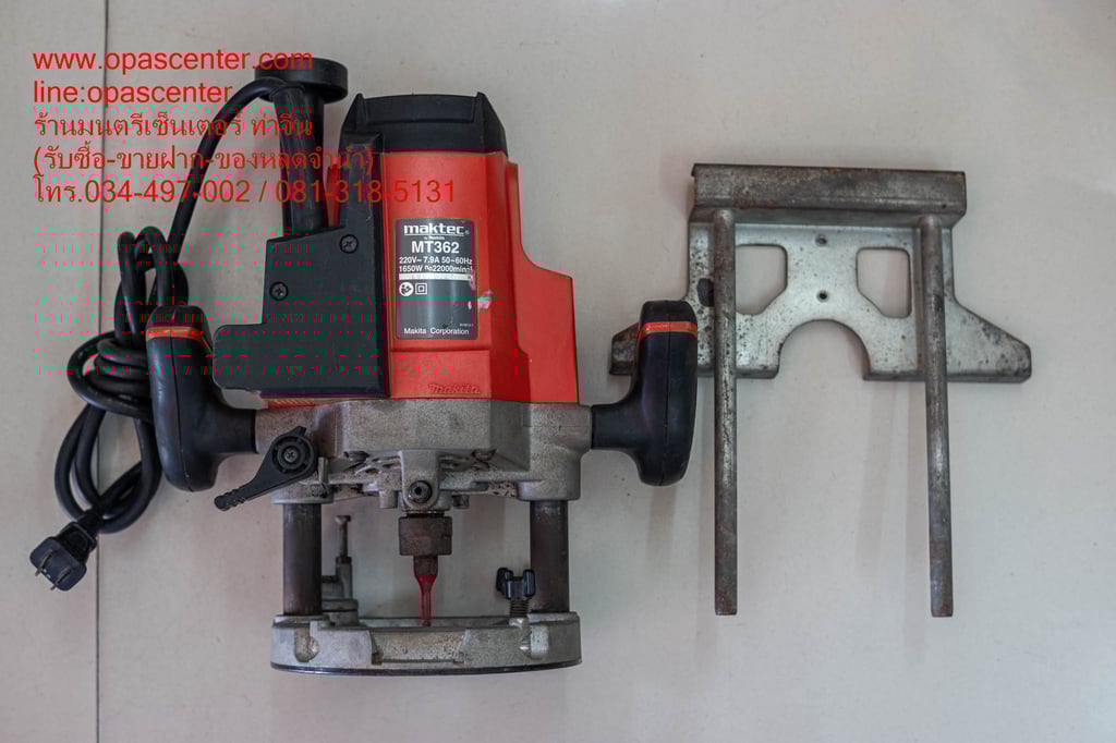 ราวเตอร์ เครื่องฉลุลายไม้ Maktec รุ่น MT362 ของแท้ สภาพดี อุปกรณ์ครบ