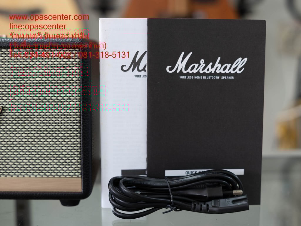 ลำโพงบลูทูธ Marshall Acton II Black มือสอง ของแท้ สภาพใหม่ ครบกล่อง