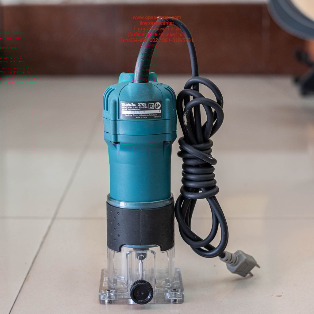 เครื่องเซาะร่อง MAKITA 3709 6 มม. 530 วัตต์ ของแท้ มือสอง สภาพใหม่มาก เครื่องเซาะร่อง MAKITA 3709 6 มม. 530 วัตต์ ของแท้ มือสอง สภาพใหม่มาก