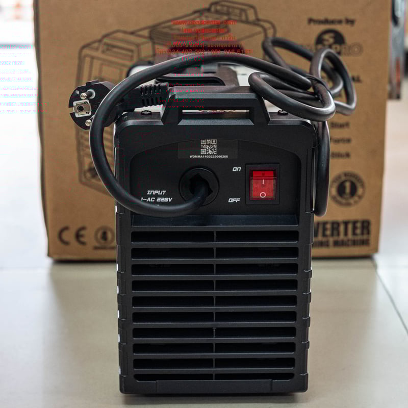 เครื่องเชื่อม WEL-D รุ่น MMA 140D กำลัง 120 แอมป์ สีขาว ของใหม่ เครื่องเชื่อม WEL-D รุ่น MMA 140D กำลัง 120 แอมป์ สีขาว ของใหม่