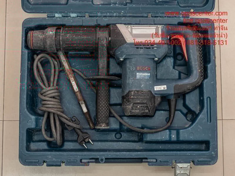 เครื่องสกัด BOSCH GSH500 5.5 กิโลกรัม 1025 วัตต์ มือสอง สภาพใหม่ เครื่องสกัด BOSCH GSH500 5.5 กิโลกรัม 1025 วัตต์ มือสอง สภาพใหม่