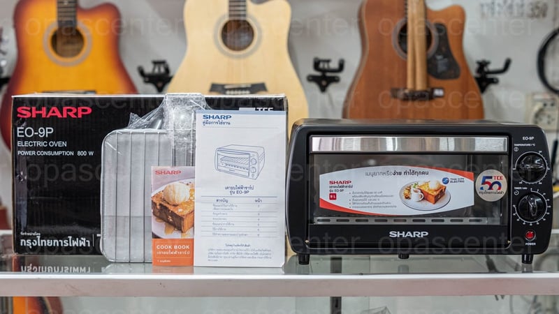 เตาอบ SHARP ชาร์ป (800 วัตต์, 9 ลิตร) รุ่น EO-9P ของใหม่