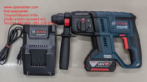 สว่านโรตารี่ไร้สาย 18V Brushless BOSCH รุ่น GBH 180-LI 18 โวลต์ แบต1ก้อน ที่ชาร์ท GAL18V-40 มือสอง สภาพใหม่ สว่านโรตารี่ไร้สาย 18V Brushless BOSCH รุ่น GBH 180-LI 18 โวลต์ แบต1ก้อน ที่ชาร์ท GAL18V-40 มือสอง สภาพใหม่