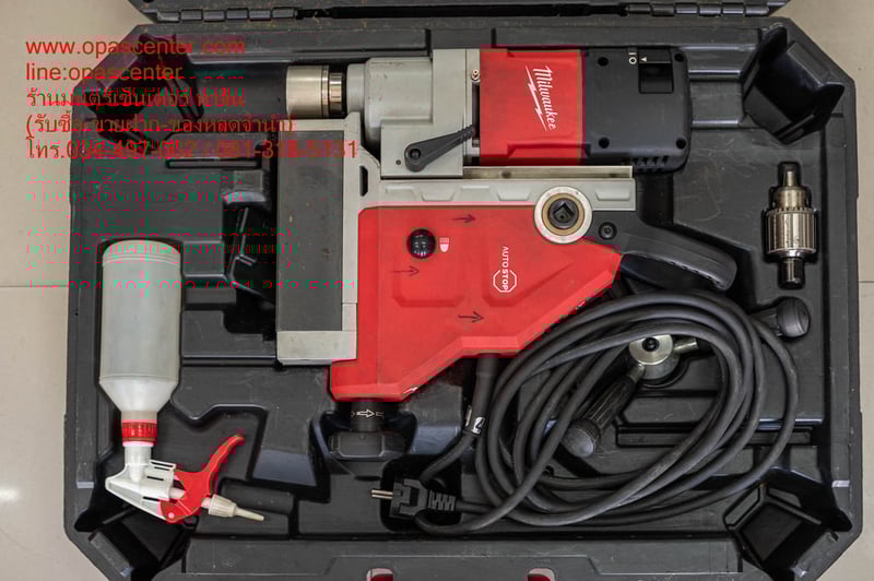 สว่านแท่นแม่เหล็ก 41 มม. Milwauke MDP 41 แบบแม่เหล็กถาวร มือสอง ของแท้ สภาพใหม่