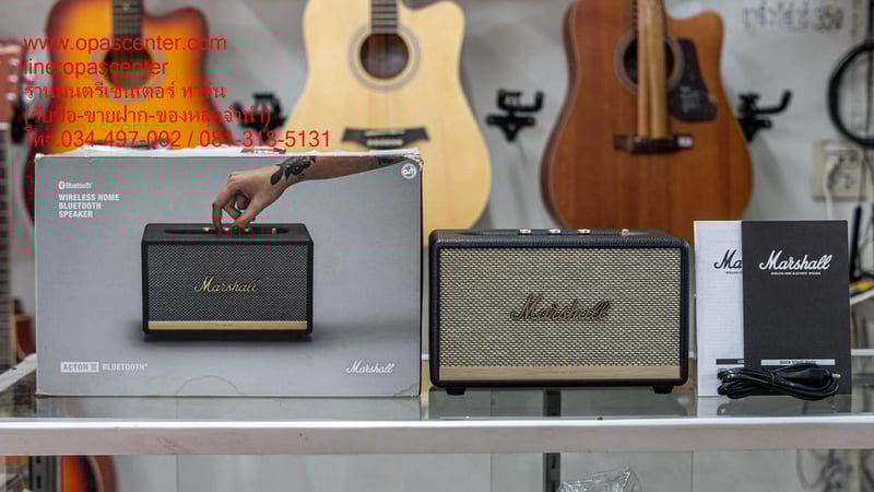 ลำโพงบลูทูธ Marshall Acton II Black มือสอง ของแท้ สภาพใหม่ ครบกล่อง