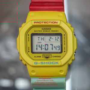 นาฬิกา CASIO G-SHOCK ของแท้ รุ่นสีพิเศษ DW-5600CMA-9 สภาพใหม่ ยกกล่อง นาฬิกา CASIO G-SHOCK ของแท้ รุ่นสีพิเศษ DW-5600CMA-9 สภาพใหม่ ยกกล่อง