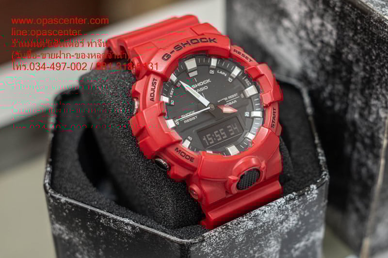 นาฬิกา CASIO G-SHOCK ของแท้ รุ่น GA-800-4A มือสอง สภาพใหม่ ยกกล่อง