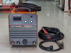 เครื่องตัดพลาสม่า ระบบอินเวอร์เตอร์ ROWEL รุ่น CUT40AC กำลัง 40 แอมป์ สีส้ม มือสอง สภาพใหม่ พร้อมใช้งาน เครื่องตัดพลาสม่า ระบบอินเวอร์เตอร์ ROWEL รุ่น CUT40AC กำลัง 40 แอมป์ สีส้ม มือสอง สภาพใหม่ พร้อมใช้งาน