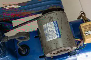 ปั๊มลมสายพาน PUMA รุ่น PP-1  1ส่วน4 HP ขนาด 36 ลิตร มือสอง สภาพดี พร้อมใช้งาน