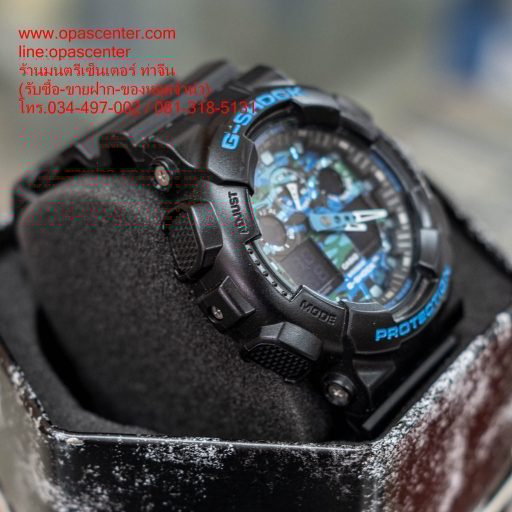 นาฬิกา Casio G-Shock Limited model Cool Blue CB series รุ่น GA-100CB-1A มือสอง ของแท้ มีกล่อง นาฬิกา Casio G-Shock Limited model Cool Blue CB series รุ่น GA-100CB-1A มือสอง ของแท้ มีกล่อง