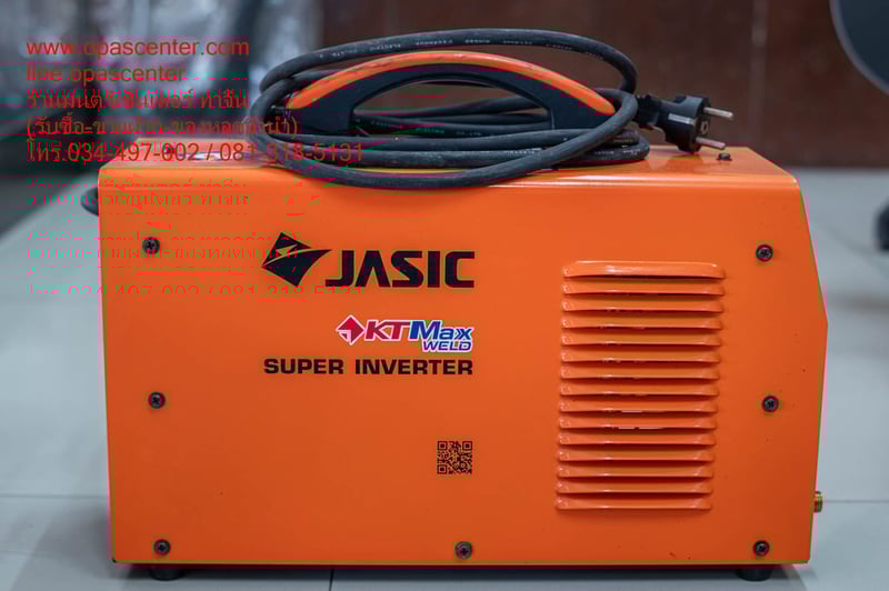 เครื่องเชื่อม JASIC TIG200S 200 แอมป์ 220 โวลต์ กระแสไฟเชื่อมคงที่ สามารถเชื่อมเหล็กสแตนเลสได้ (เจสิค) มือสอง สภาพใหม่ พร้อมใช้งาน