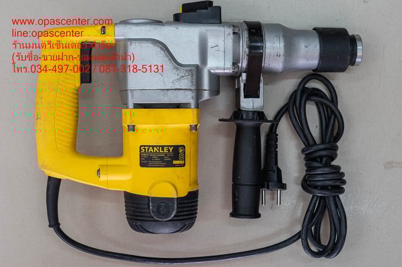สว่านโรตารี่ STANLEY 850W 26 mm. รุ่น STHR272KS 2ระบบ มือสอง ของแท้ สภาพใหม่ มีกล่อง สว่านโรตารี่ STANLEY 850W 26 mm. รุ่น STHR272KS 2ระบบ มือสอง ของแท้ สภาพใหม่ มีกล่อง