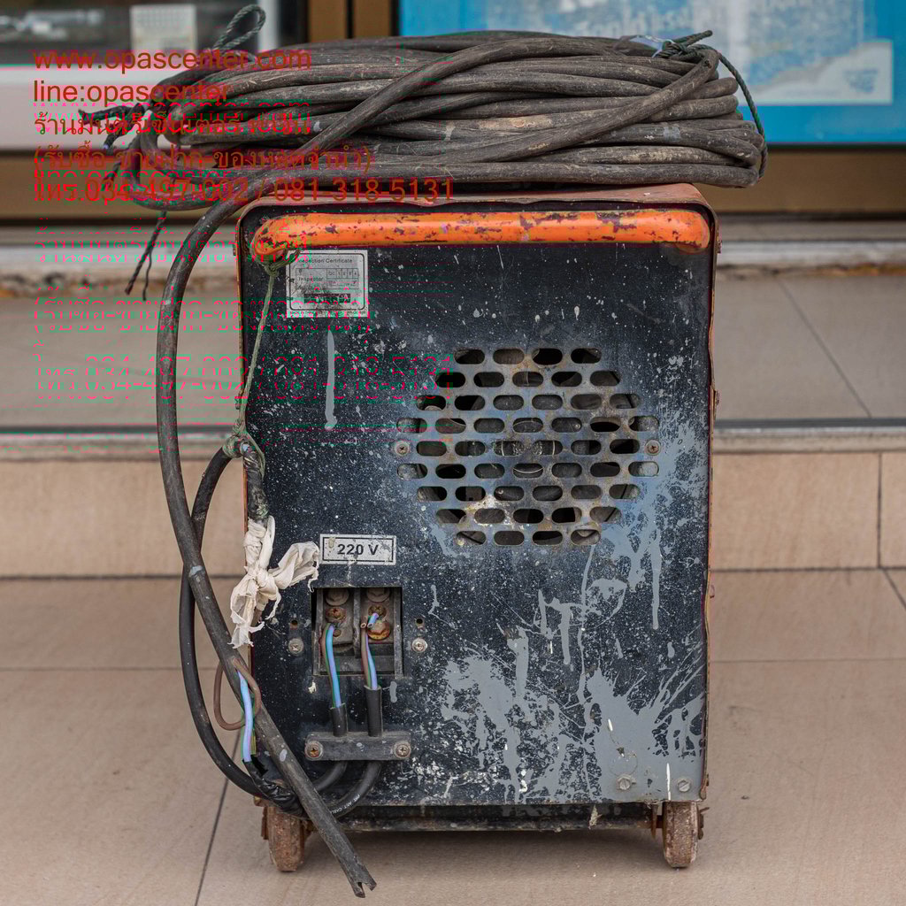 ตู้เชื่อมพลัง 200 แอมป์ รุ่น PA-200 กำลังไฟ 220V. สภาพดี พร้อมสายไฟยาว 25 เมตร ตู้เชื่อมพลัง 200 แอมป์ รุ่น PA-200 กำลังไฟ 220V. สภาพดี พร้อมสายไฟยาว 25 เมตร