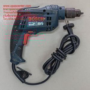 สว่านไฟฟ้า BOSCH รุ่น GBM10RE 450 วัตต์ ขนาด 10 มม. มีจําปา มือสอง ของแท้ สภาพดี