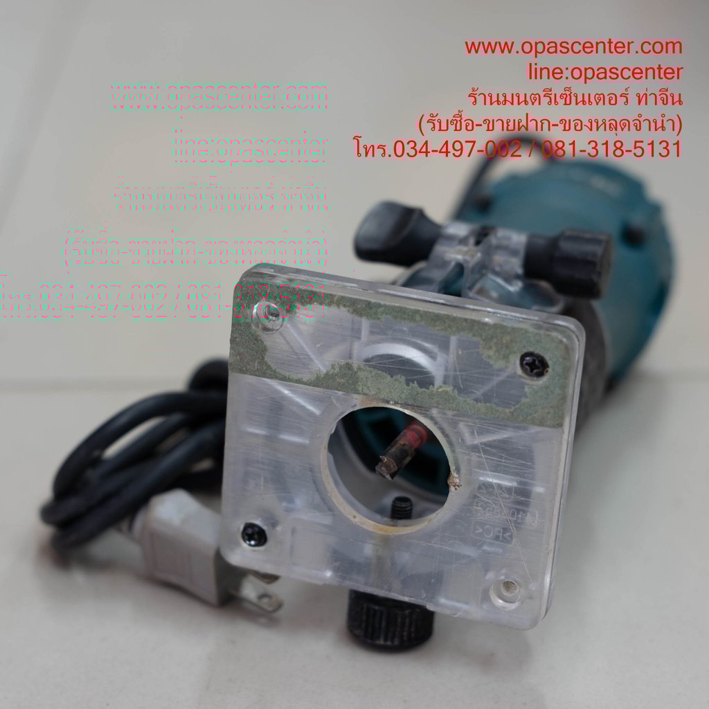 เครื่องเซาะร่อง ทริมเมอร์ MAKITA 3709 6 มม. 530 วัตต์ ของแท้ มือสอง สภาพดี เครื่องเซาะร่อง ทริมเมอร์ MAKITA 3709 6 มม. 530 วัตต์ ของแท้ มือสอง สภาพดี