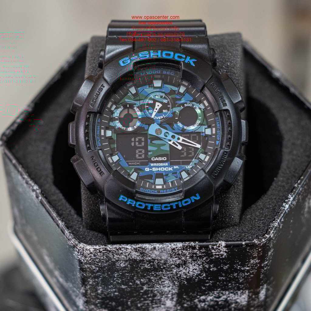 นาฬิกา Casio G-Shock Limited model Cool Blue CB series รุ่น GA-100CB-1A มือสอง ของแท้ มีกล่อง นาฬิกา Casio G-Shock Limited model Cool Blue CB series รุ่น GA-100CB-1A มือสอง ของแท้ มีกล่อง