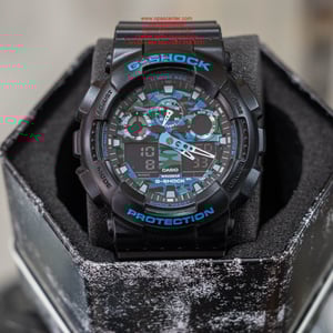 นาฬิกา Casio G-Shock Limited model Cool Blue CB series รุ่น GA-100CB-1A มือสอง ของแท้ มีกล่อง