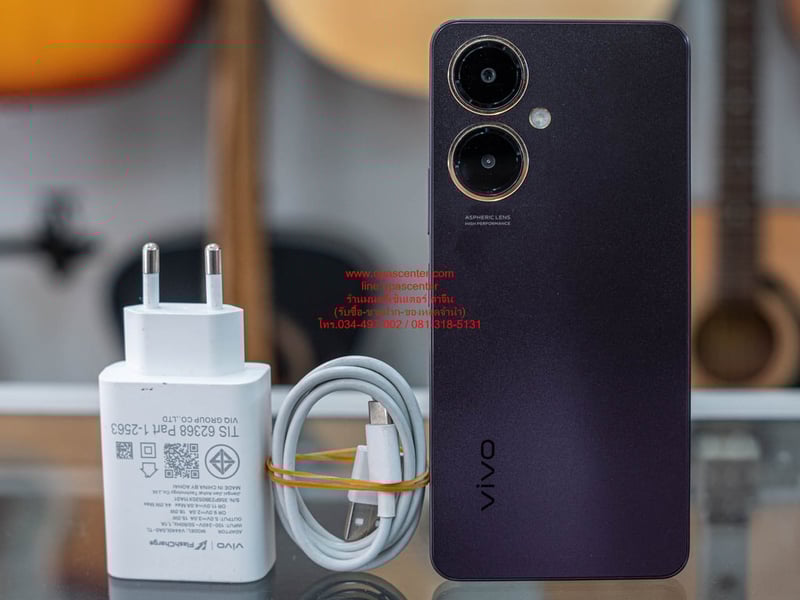 Y27 4G RAM 6GB, 128GB, Burgundy Black มือสอง สภาพใหม่