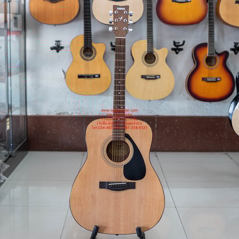 กีต้าร์โปร่งไฟฟ้า ยามาฮ่า F310 Yamaha F310 มือสอง ของแท้ สภาพใหม่มาก พร้อมปิ๊กอัพ DM-808T