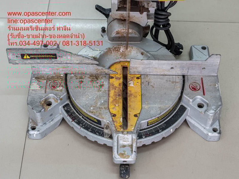 เครื่องเลื่อยองศา 10 นิ้ว 1650 w. STANLEY SM16-B1 ของแท้ มือสอง สภาพดี