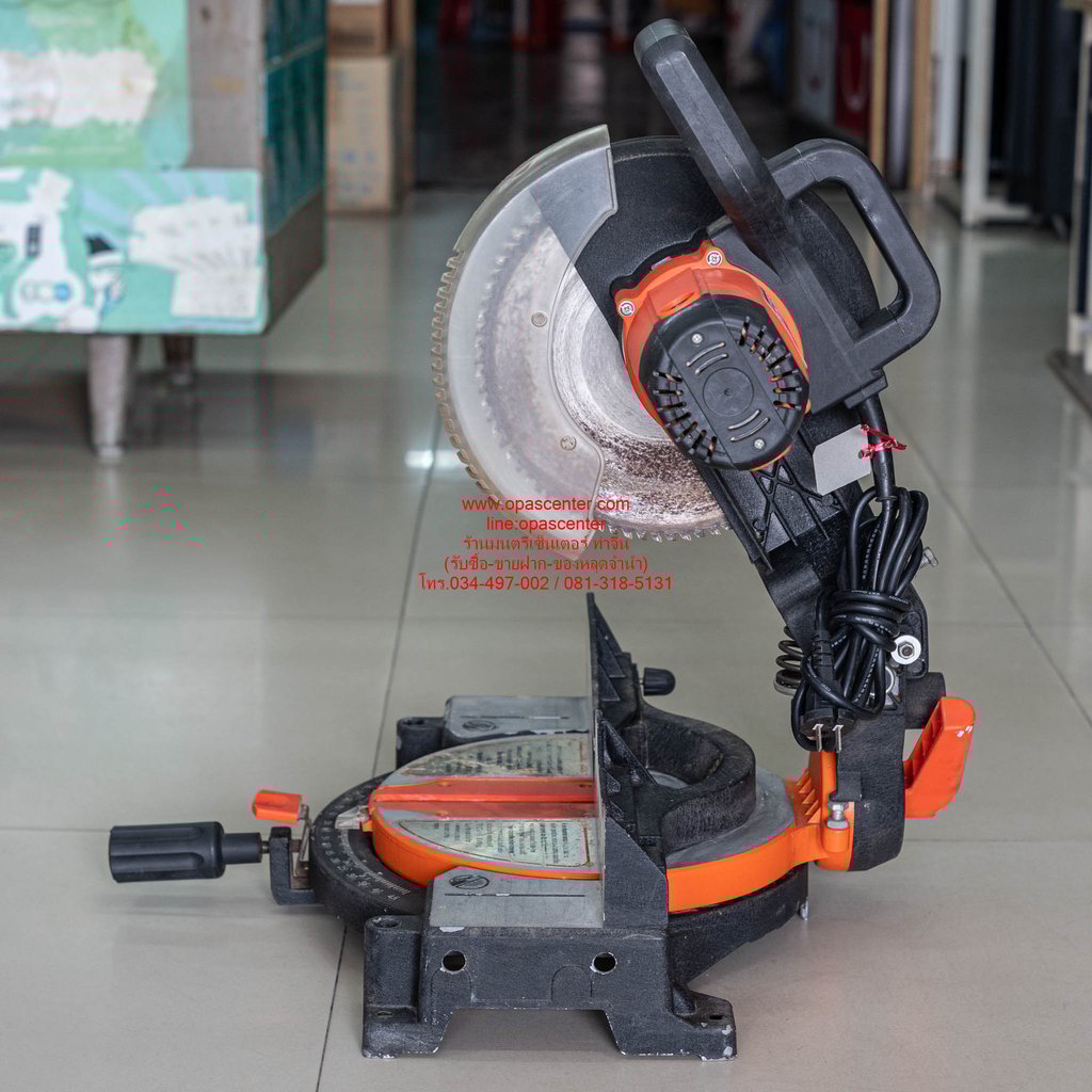 เลื่อยองศา PUMPKIN ขนาด 10 นิ้ว (1800วัตต์) รุ่น J-M1090 ของแท้ มือสอง สภาพใหม่
