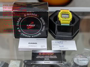 นาฬิกา CASIO G-SHOCK ของแท้ รุ่นสีพิเศษ DW-5600CMA-9 สภาพใหม่ ยกกล่อง นาฬิกา CASIO G-SHOCK ของแท้ รุ่นสีพิเศษ DW-5600CMA-9 สภาพใหม่ ยกกล่อง