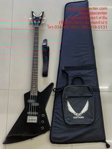 เบสไฟฟ้า 4 สาย ยี่ห้อ Dean Dean Z Metalman Vintage PJ Classic Black 4 String Electric Bass มือสอง สภาพดี มีกระเป๋า