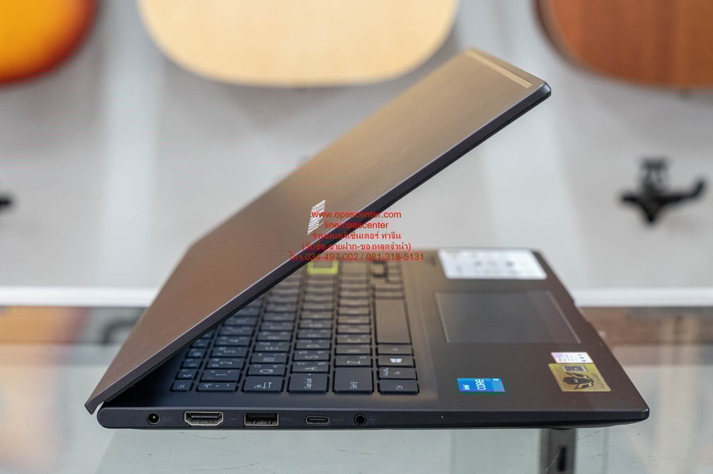 โน๊ตบุ๊ค Asus VivoBook S413EA-EB302TS Core i3-1115G4 Ram 8GB SSD512 อุปกรณ์ครบ กระเป๋า ที่ชาร์ท สภาพใหม่
