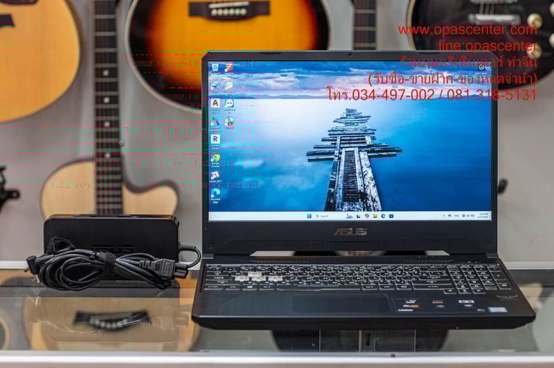 NOTEBOOK (โน้ตบุ๊ค) ASUS TUF GAMING FX505GE-AL440T i7-8750H Ram8GB SSD 512GB การ์ดจอ GTX1050TI ที่ชาร์ท พร้อมใช้งาน
