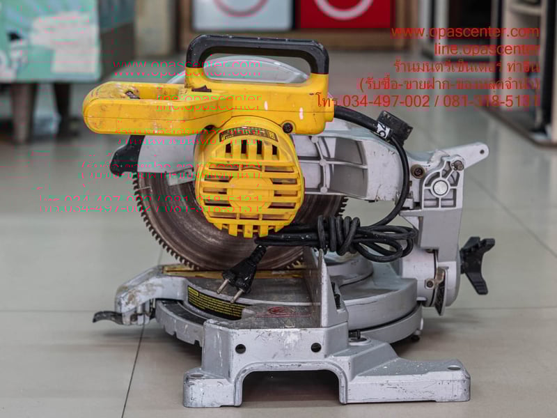 เครื่องเลื่อยองศา 10 นิ้ว 1650 w. STANLEY SM16-B1 ของแท้ มือสอง สภาพดี