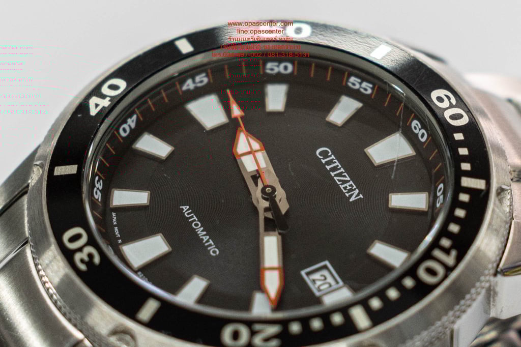 นาฬิกาข้อมือผู้ชาย CITIZEN AUTOMATIC รุ่น NJ0010-55E มือสอง ของแท้ สภาพใหม่ นาฬิกาข้อมือผู้ชาย CITIZEN AUTOMATIC รุ่น NJ0010-55E มือสอง ของแท้ สภาพใหม่