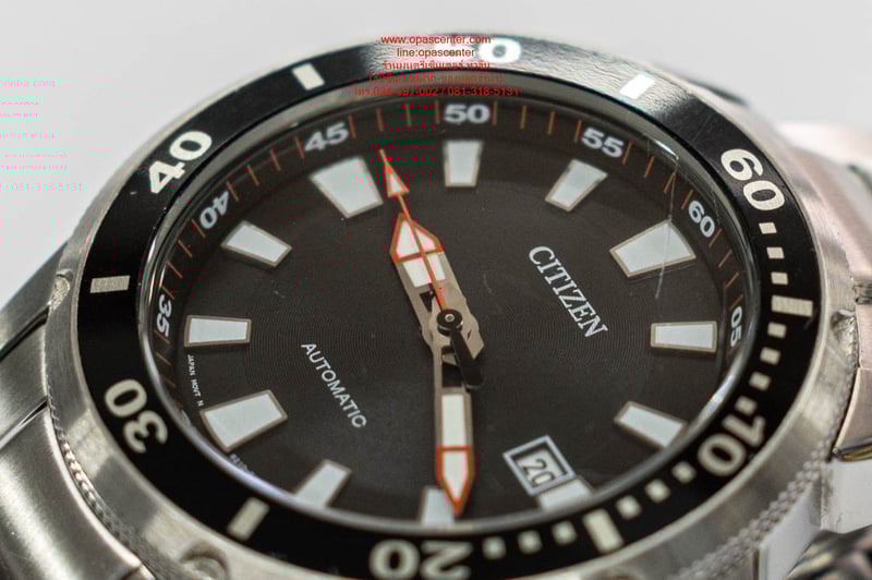 นาฬิกาข้อมือผู้ชาย CITIZEN AUTOMATIC รุ่น NJ0010-55E มือสอง ของแท้ สภาพใหม่